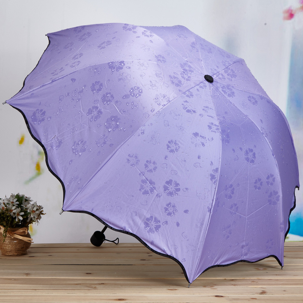 factory wholesale blooming sun umbrella folding sun protection sun umbrella uv protection sun umbrella custom logo