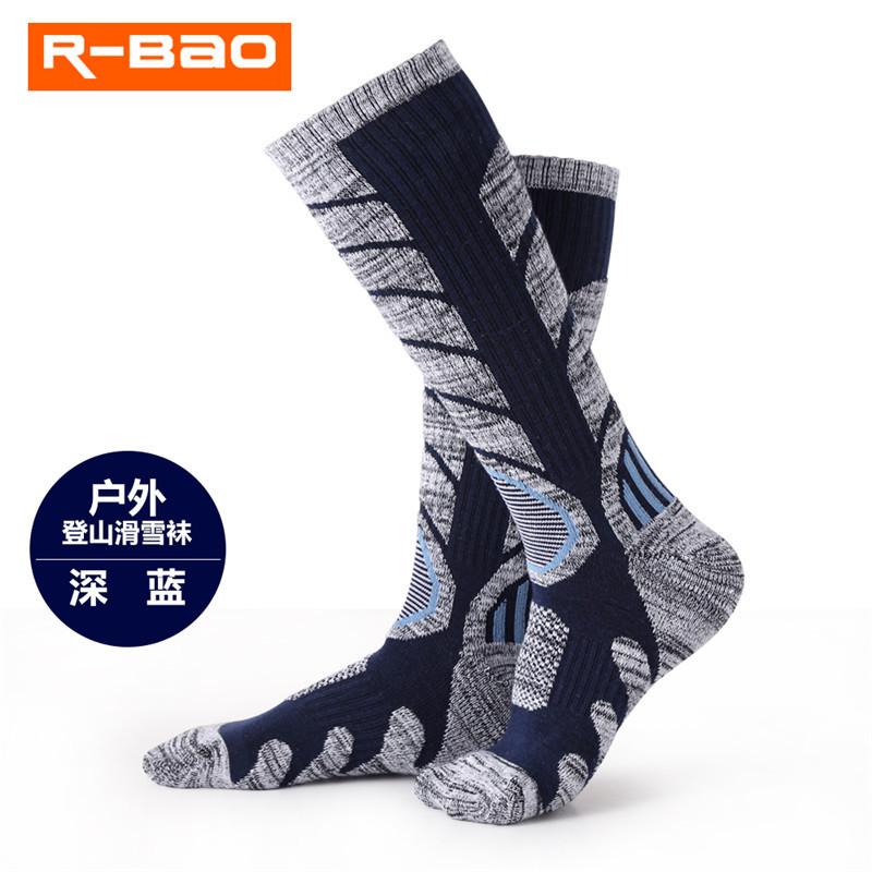 Autumn and Winter New Climbing Socks Hiking Socks Mid-Length Ski Socks Thick Towel Bottom Athletic Socks Rb3301