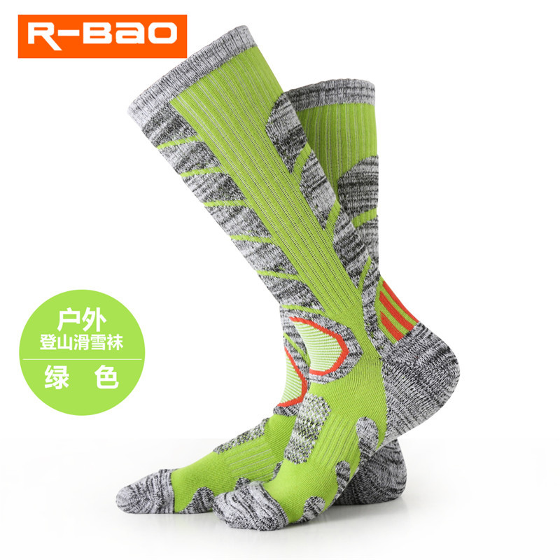 Autumn and Winter New Climbing Socks Hiking Socks Mid-Length Ski Socks Thick Towel Bottom Athletic Socks Rb3301