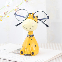 zakka日式风动物眼镜架树脂工艺品摆件 创意家居装饰品礼品批发