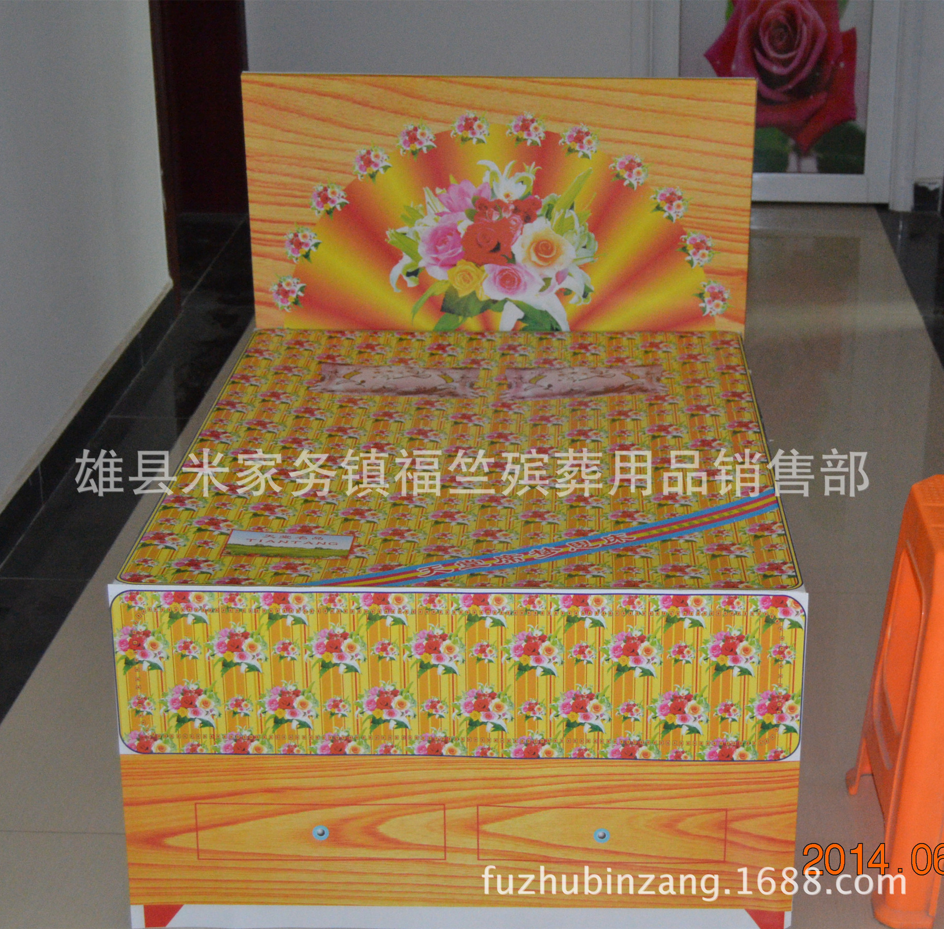 7成交2710套福竺殡葬纸活纸扎别墅 新天堂楼 厚纸