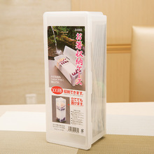日本进口厨房创意带盖沥水筷子盒 筷子吸管餐具收纳盒