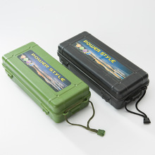厂家直销手电筒塑料包装盒强光电筒通用礼品盒6号绿色塑料盒子