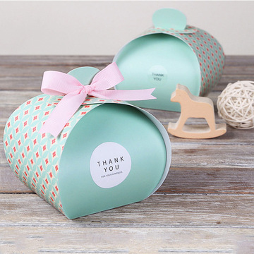 时尚日韩创意礼物包装纸盒婚庆喜糖伴手礼可爱小纸盒结婚喜糖盒子