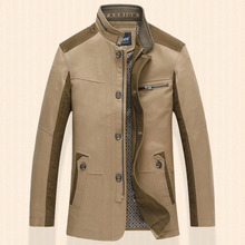 啄木鸟男装爸爸春装秋季外套中年男士薄款40岁50中老年人休闲夹克