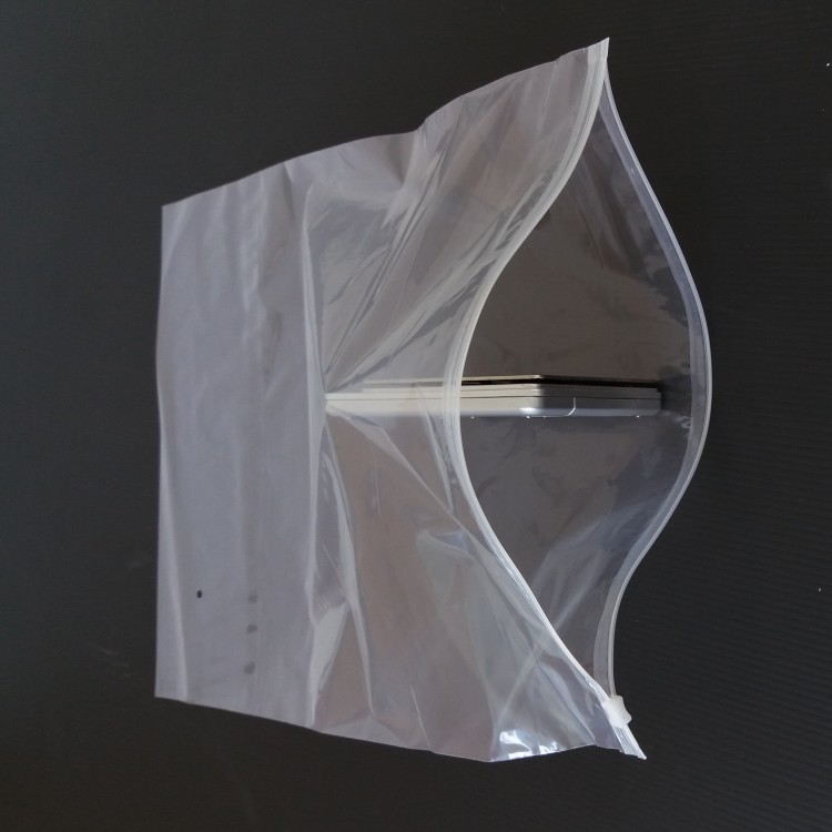 Wholesale in Stock Transparent PE Packing Bag PE Clothing Packaging Bag Clothing Zipper Ziplock Bag