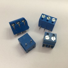 PCB螺钉式接线端子 300R 弯脚 2P 3P可拼接 5.0mm 300V 16A 铜件