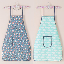 围裙韩版时尚男女成人厨房餐厅画画美甲育婴婴儿洗澡防水防油罩衣