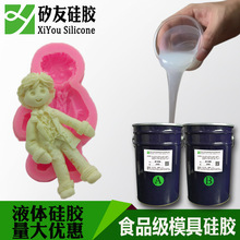 食品级液体硅胶模具胶翻糖专用液态硅胶食品級矽膠厂家调粉色硅胶