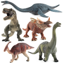 外贸恐龙系列仿真儿童动物副栉龙蛇颈龙塑胶公仔静态恐龙模型玩具
