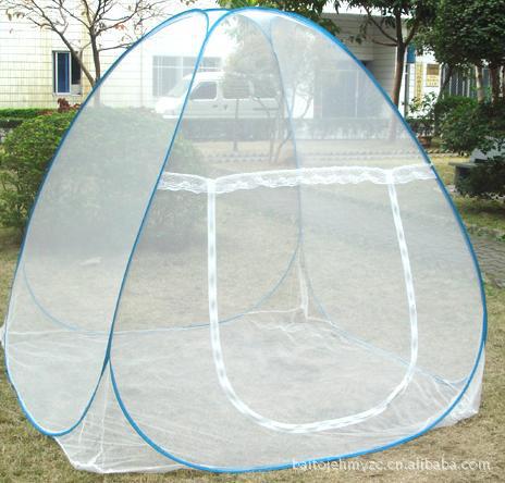 Mongolian Bag Mosquito Net Installation-Free Tent Foldable Isolation Mosquito-Proof Dormitory Upper and Lower Bed Three-Door Cross-Border Factory Wholesale