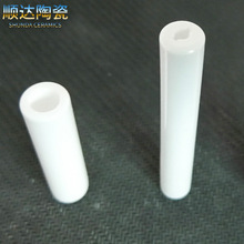 多晶陶瓷加工定制高温隔热瓷管高频绝缘装置陶瓷管氧化铝陶瓷管