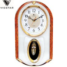 VICSTAR/威时达 厂家直销 欧式摆动钟 热销外贸时钟 创意客厅挂钟