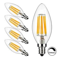 E17 E12蜡烛灯 日本PSE认证100V  led钨丝灯泡 调光 led灯丝灯泡