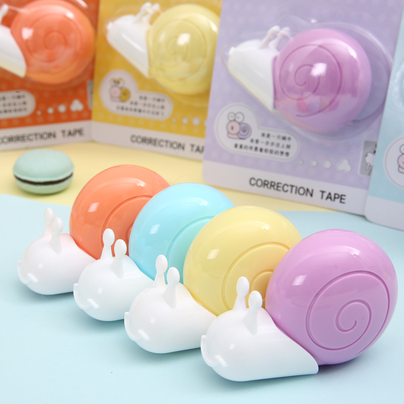 M & G Stationery Creative Cartoon Cute Snail Correction Tape 55601 Correction Tape 6 M Student Correction Tape