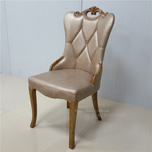 实木橡胶木餐椅 韩式PU皮椅子 皮艺餐椅 餐厅靠背椅酒店椅子