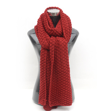 冬季棉毛线围巾长厚款 柔软搭配针织学生 围巾线保暖韩国围脖批发