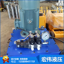 柱塞式变频超高压电动泵生产厂家 可按需加工双回路液压泵站