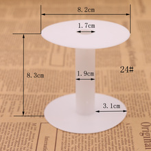 厂家直销低价供应卷线轴 塑料线盘卷筒 线链条塑料筒黑白色纸卷筒
