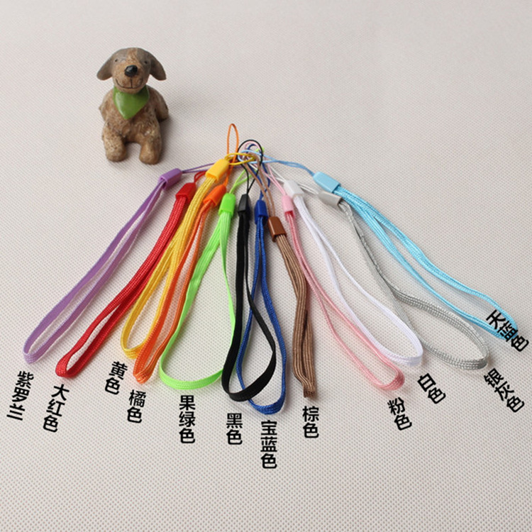 Mobile Phone Universal Colorful Carrying Strap Hang Rope U Disk Selfie Stick Mobile Phone Lanyard Small Gift Wrist Strap Factory Wholesale