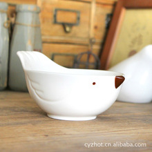 陶瓷餐具ZAKKA创意餐具可爱陶瓷小鸟碗沙拉碗儿童碗宝宝碗水果碗