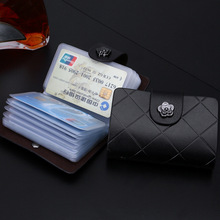 牛皮小卡包女式多卡位欧美可爱银行卡套个性男士卡片包迷你信用卡