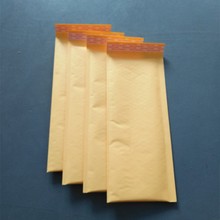黄色 牛皮纸 气泡信封袋 长条 加厚 快递200*500每箱180个 自封袋