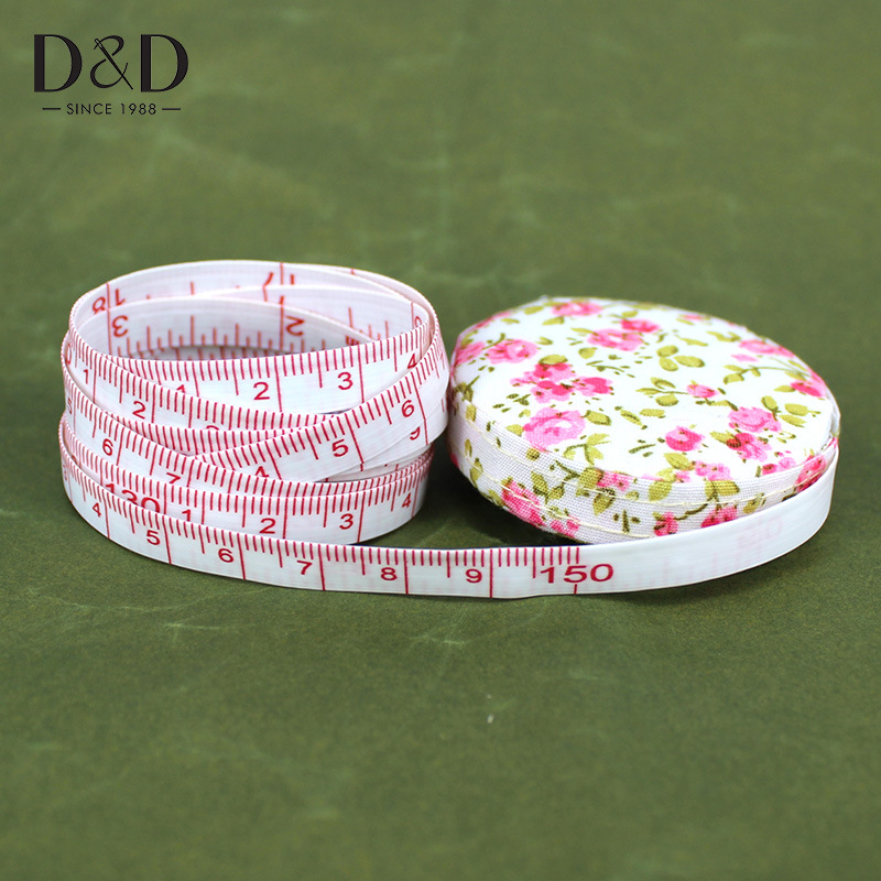 Cross-Border 1.5 M Cloth Wrapper Tape Measure Plastic Tape Measure Telescopic Small Tape Measure Tape Measure Clothing Clothes Measuring Sewing Ruler Portable Tape Measure