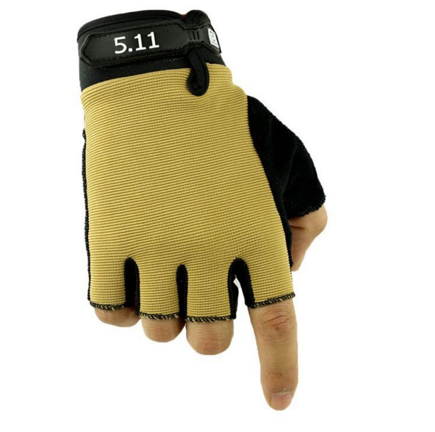 Half Finger Gloves Men's and Women's Tactical Outdoor Riding Wear-Resistant Anti-Skid Training Driving Gloves Sport Climbing Fighting Fitness