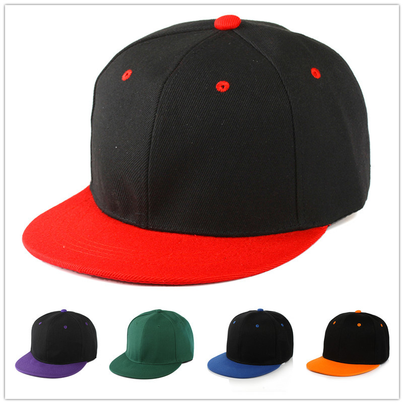 厂家直销平沿帽子淘宝供货样品嘻哈帽光板帽舌帽棒球帽批发