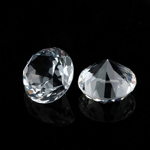 透明色水晶钻石礼品裸钻 家居摆件装饰配件批发6MM-300mm玻璃钻石