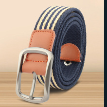 DOAKILV厂家一件代发加厚帆布针扣腰带男士女士品牌腰带定 制批发