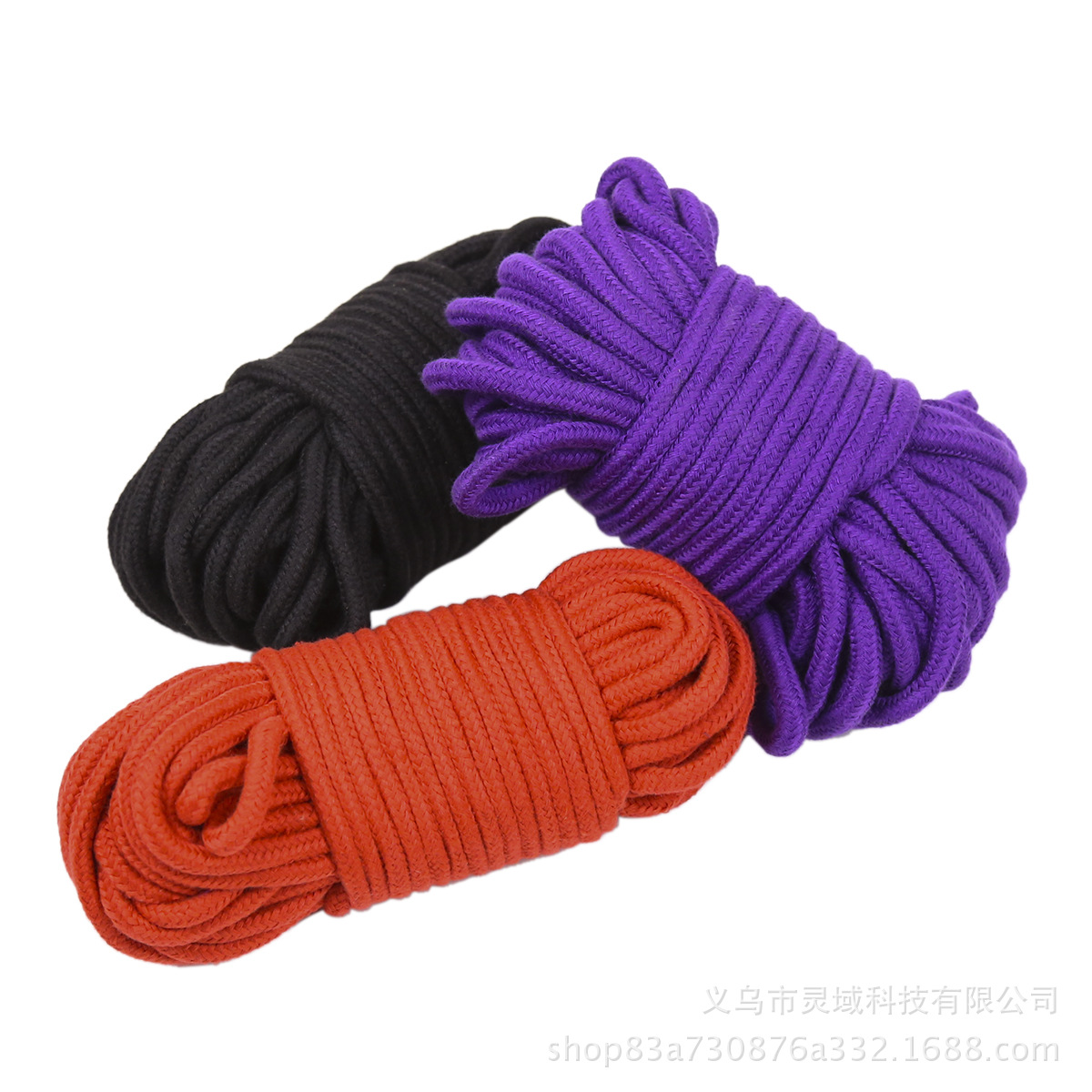 厂家直供情趣棉绳麻绳丝绳艺捆绑束缚男女用绳子另类约束性工玩具