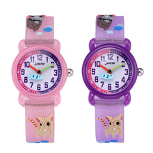 厂家批发儿童3d硅胶卡通手表可爱防水石英表小学生女童表小孩手表