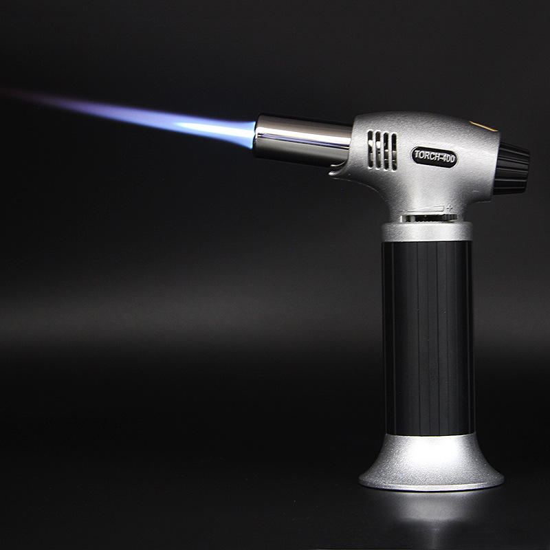 BS4 Direct Punching Windproof Spray Gun Lighter BS-400 Welding Gun Lighter Outdoor Barbecue Supplies 1300 ℃