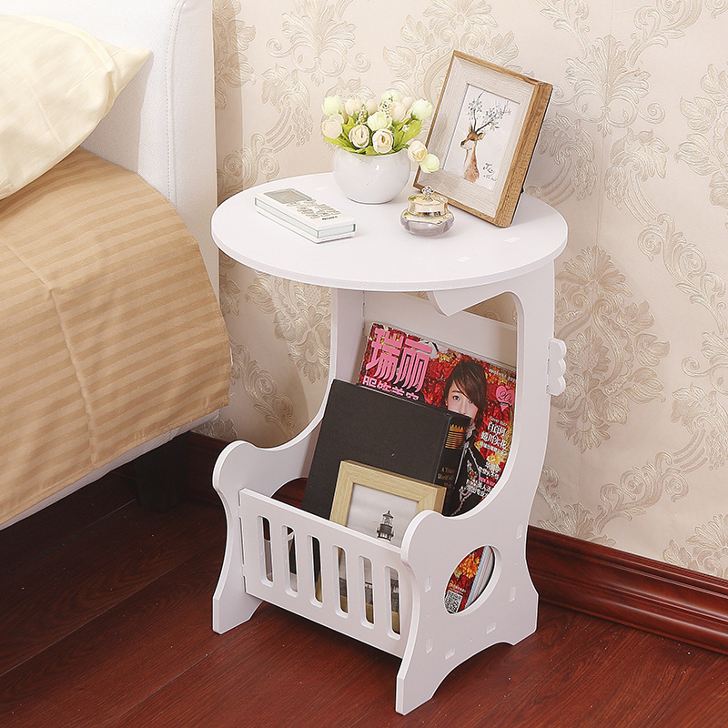 European Coffee Table Home Living Room Mini Round Table Creative Simple round Small Apartment Bedside Table Small Table
