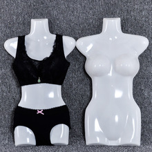成人胸膜片 女士半身 人体陈列模特 塑料膜片展示衣架小白