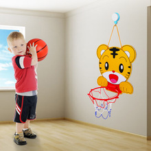 儿童室内卡通休育运动篮球板 挂墙投篮可升降篮球板球架球框篮球