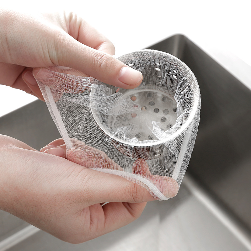 Disposable Kitchen Sink Garbage Filter Net Sewer Pool Scullery Floor Drain Strainer Washing Basin Leftovers Pool