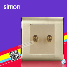 simon/西蒙 i5系列 一位音箱插座(香槟金)515401-52