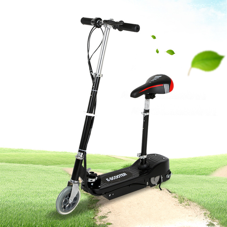 Factory in Stock Adult Scooter Foreign Trade Cross-Border Foldable Electric Scooter Walking Mini Two-Wheel Scooter