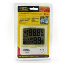 温湿度计 家用婴儿房 高精度电子温度计 室内温湿度计带探头AR867