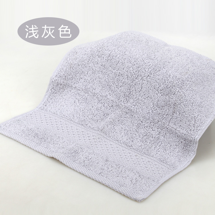 Factory Wholesale Plain Household Pure Cotton Square Scarf Soft Absorbent Face Towel Labor Protection Present Towel Textile