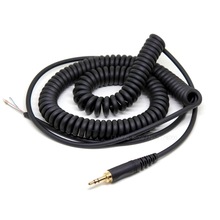 PU弹簧线监听头戴式耳机维修升级线 MDR-7506耳机线V6监听耳机线