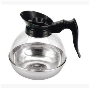 11不锈钢钢底咖啡壶 美式咖啡机 茶壶 冷水壶 半钢壶