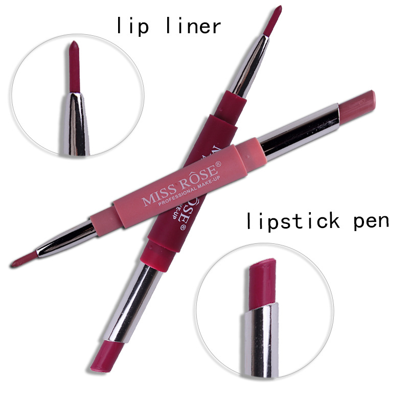 Miss Rose Multi-Functional Lipstick Pen One Head Lipstick Pen One Head Lip Liner