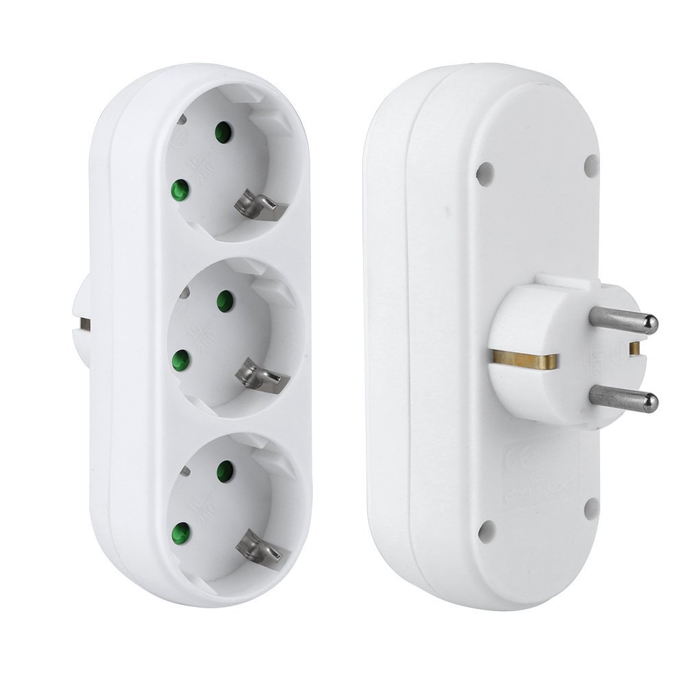 topist插座3 schuko插头插头多插头适配器插头欧式欧标欧规德国