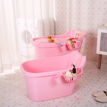 皮肤成人可坐躺洗澡盆 家用塑料洗澡桶 多功能加厚保温结实泡澡桶