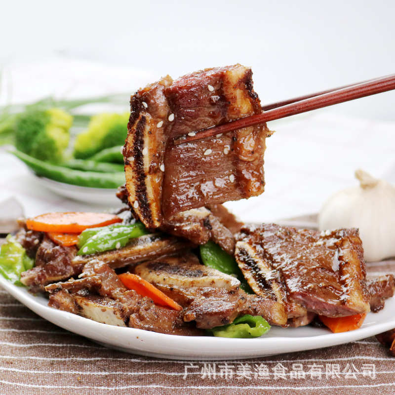 顺顺德德 点心牛仔骨 新鲜速冻 酒店茶楼商用 半成品食材1.