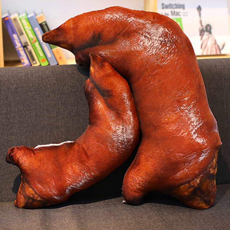 大猪蹄子搞怪创意个性抱枕猪蹄靠垫午睡卡通趴睡午休枕头女生